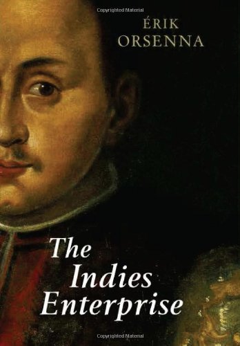 Cover for The Indies Enterprise, by Érik Orsenna, featuring Christopher Columbus